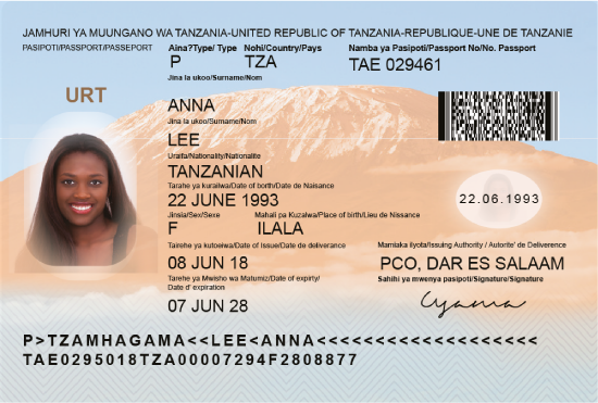 Tanzanian Passport